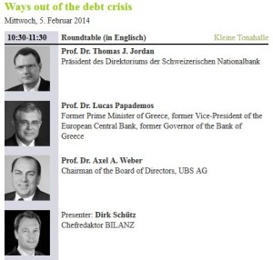 was out of debt crisis panel